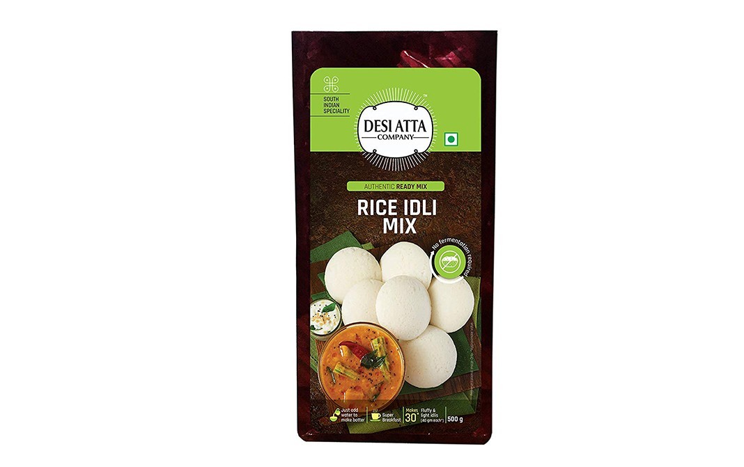Desi Atta Rice Idli Mix    Pack  500 grams